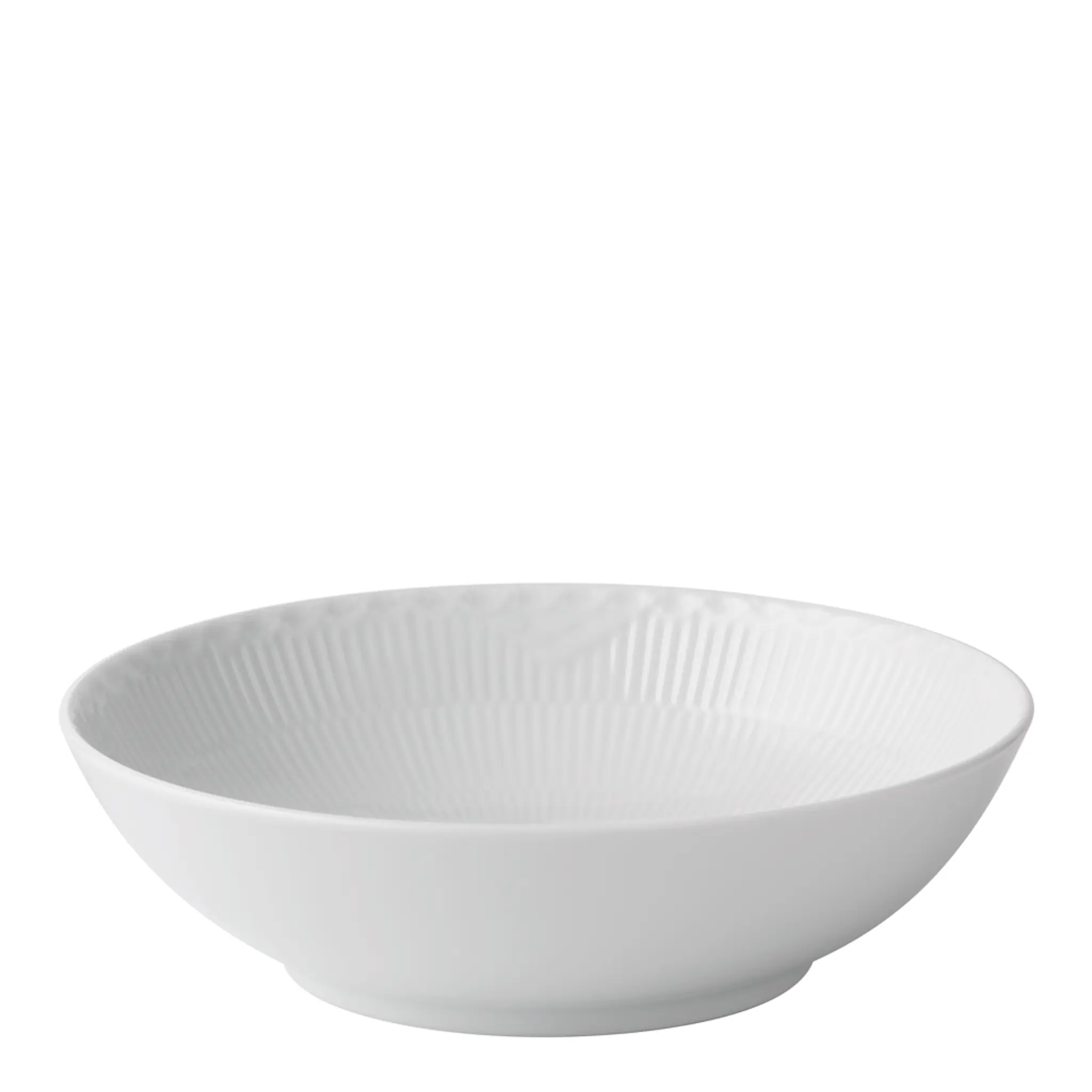 Royal Copenhagen White Fluted Half Lace Skål 1,1 L
