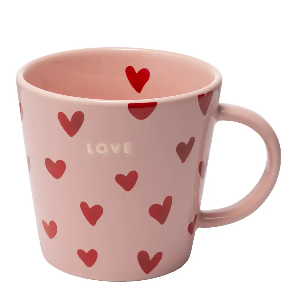 Classic Cups Muki Love 35 cl Vaaleanpunainen