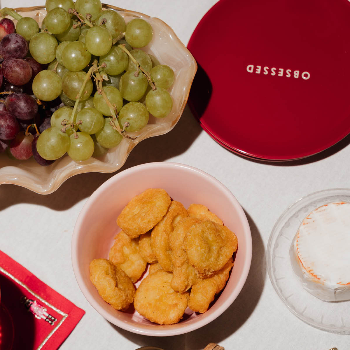 Vondels Table Talk Lautanen Obsessed 16 cm Punainen