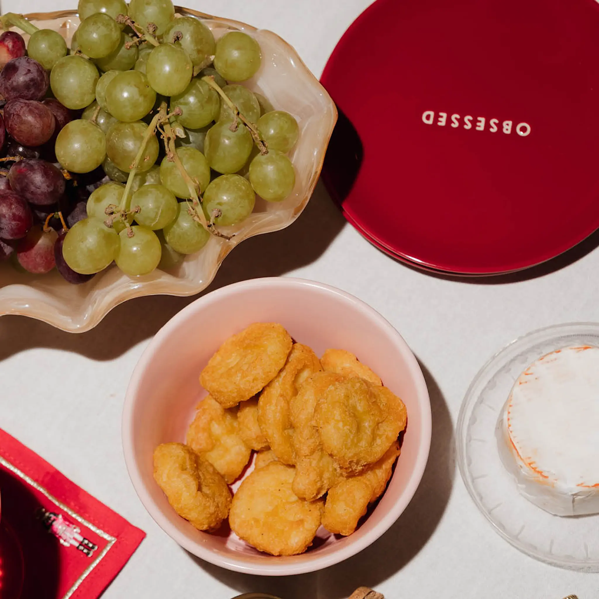 Vondels Table Talk Lautanen Obsessed 16 cm Punainen