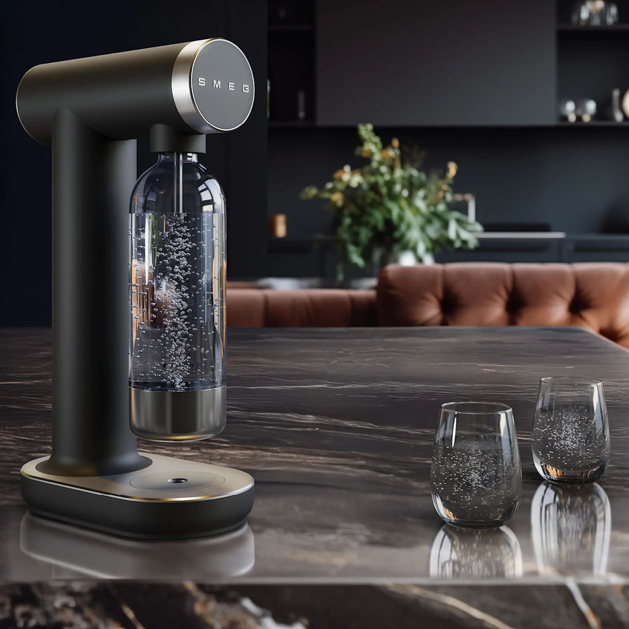 Smeg Collezione SKC01 kullsyremaskin 0,8L svart