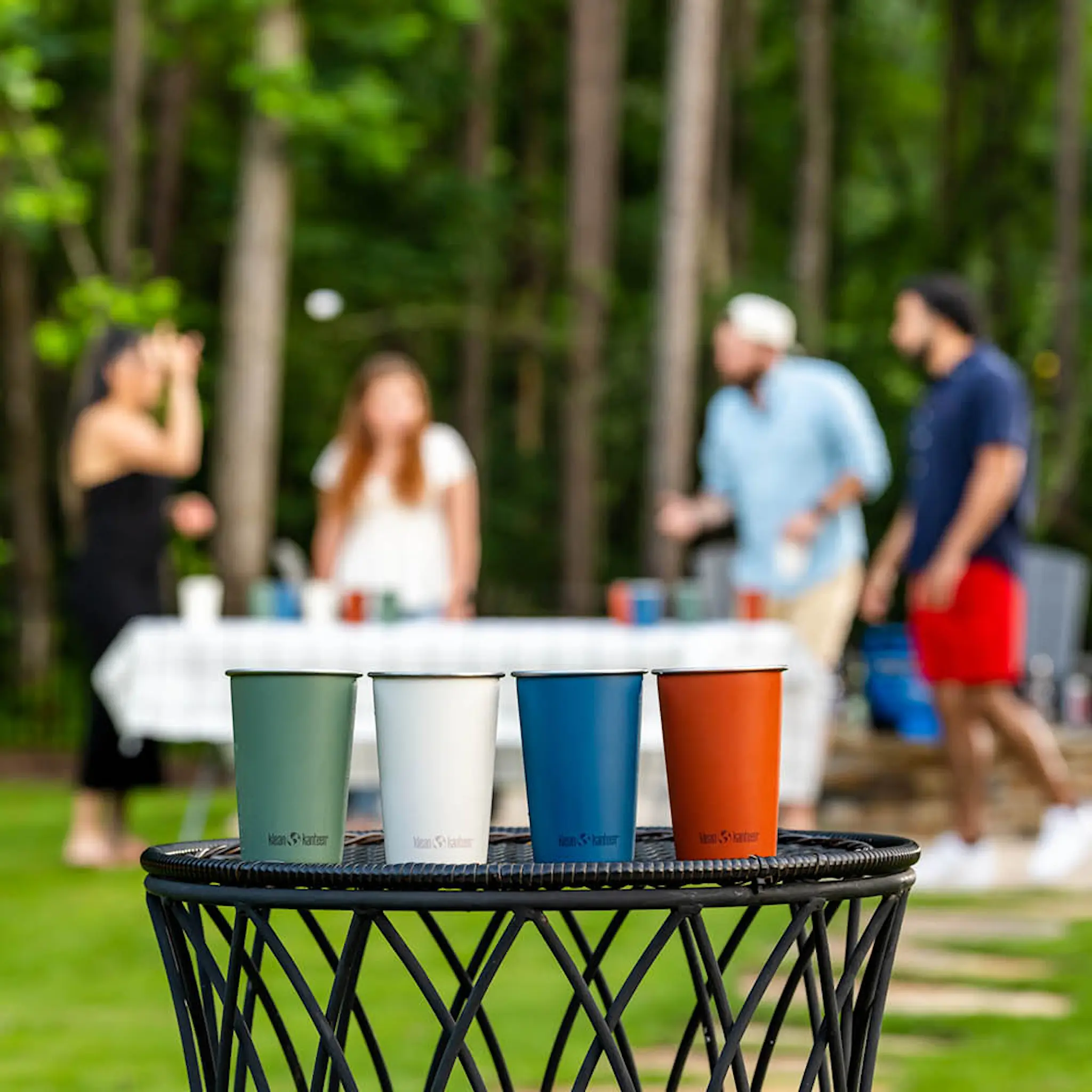 Klean Kanteen Steel Pint stålkopp 47 cl 4 stk Partake