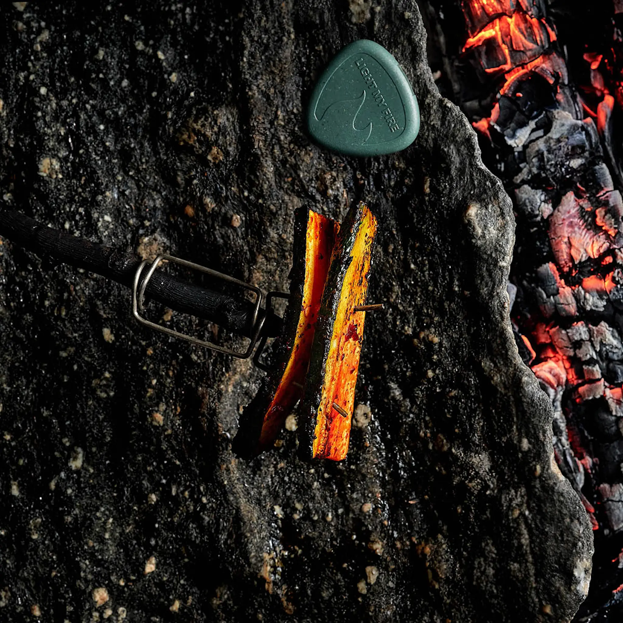 Light My Fire Grandpa's FireFork grillgaffel 2 stk mustyyellow/hazyblue