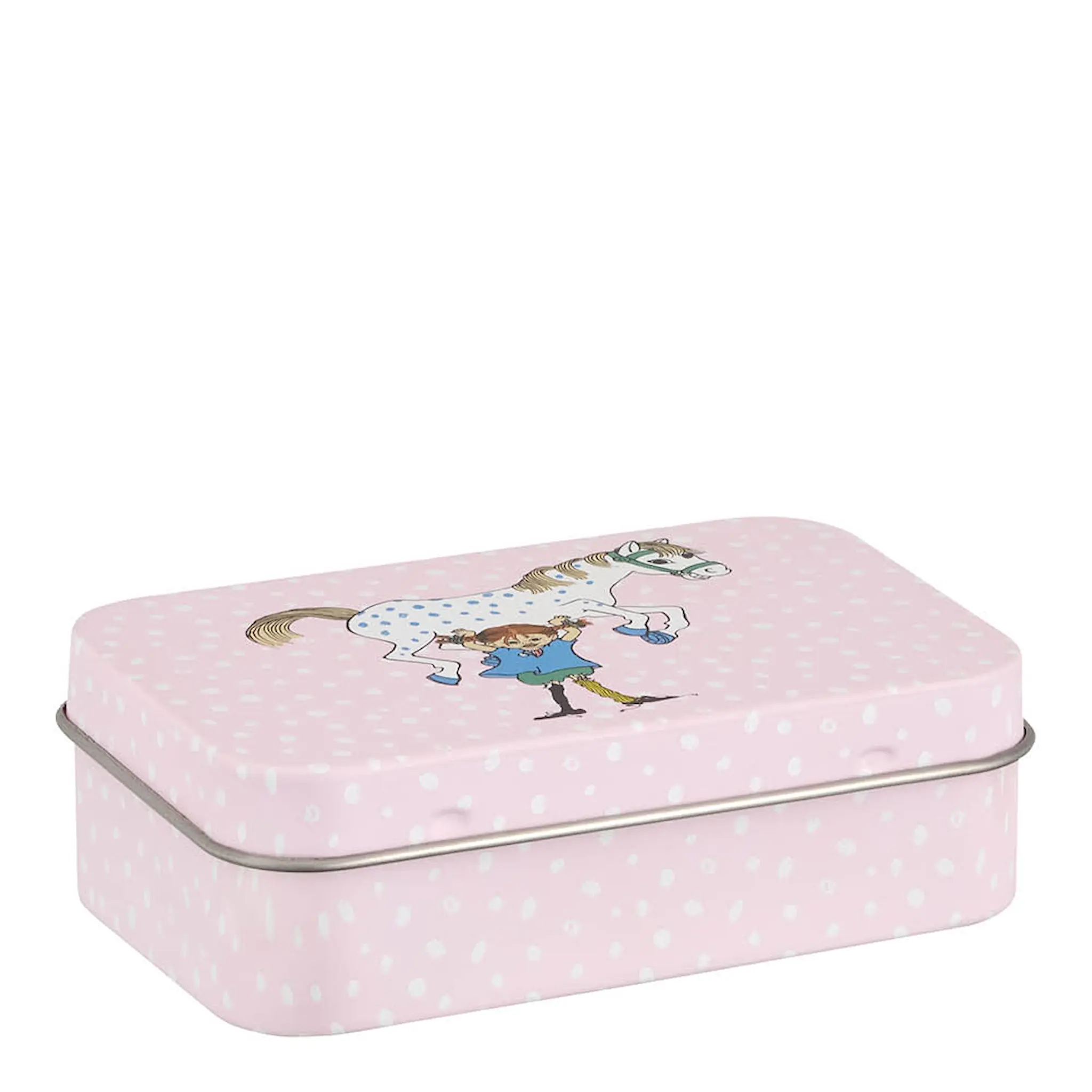 Muurla Pippi metallboks 10x6,5 cm Pippi & Lille Gubben