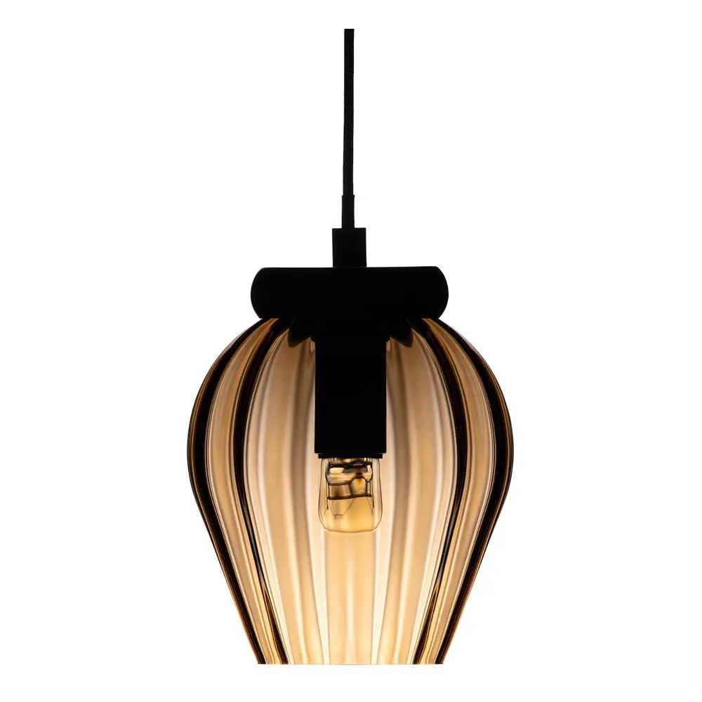 Rocks taklampe 16,5 cm caramel
