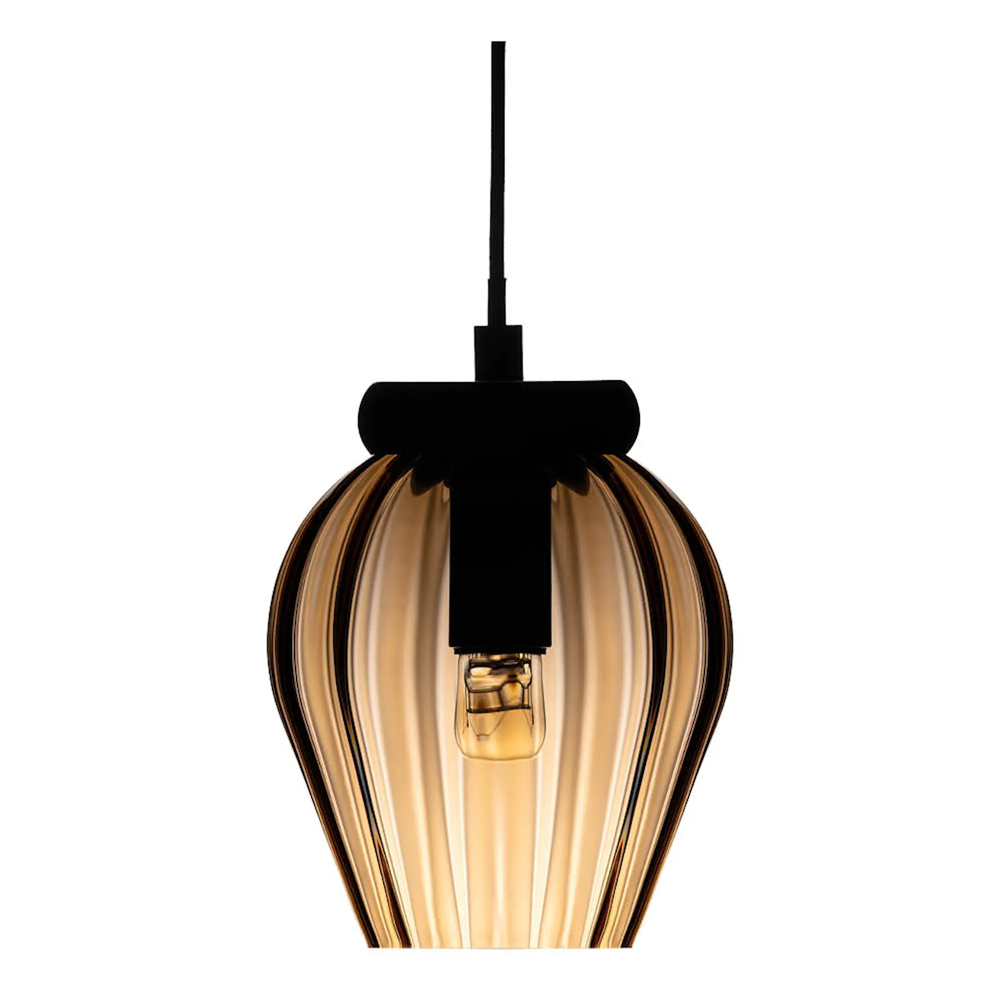 Magnor Rocks taklampe 16,5 cm caramel