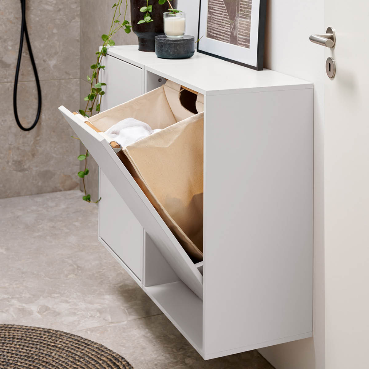 ReCollector Laundry Boks Pyykkikori 30x43x70 cm Brilliant White