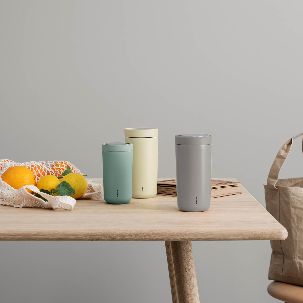 Stelton To Go click Termosmugg 20 cl Mellow Yellow