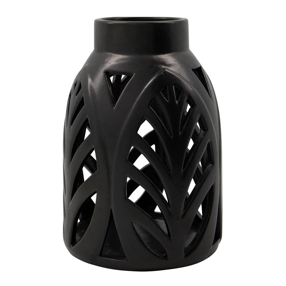 House Doctor Elm Kynttilälyhty 14,5x22 cm Musta