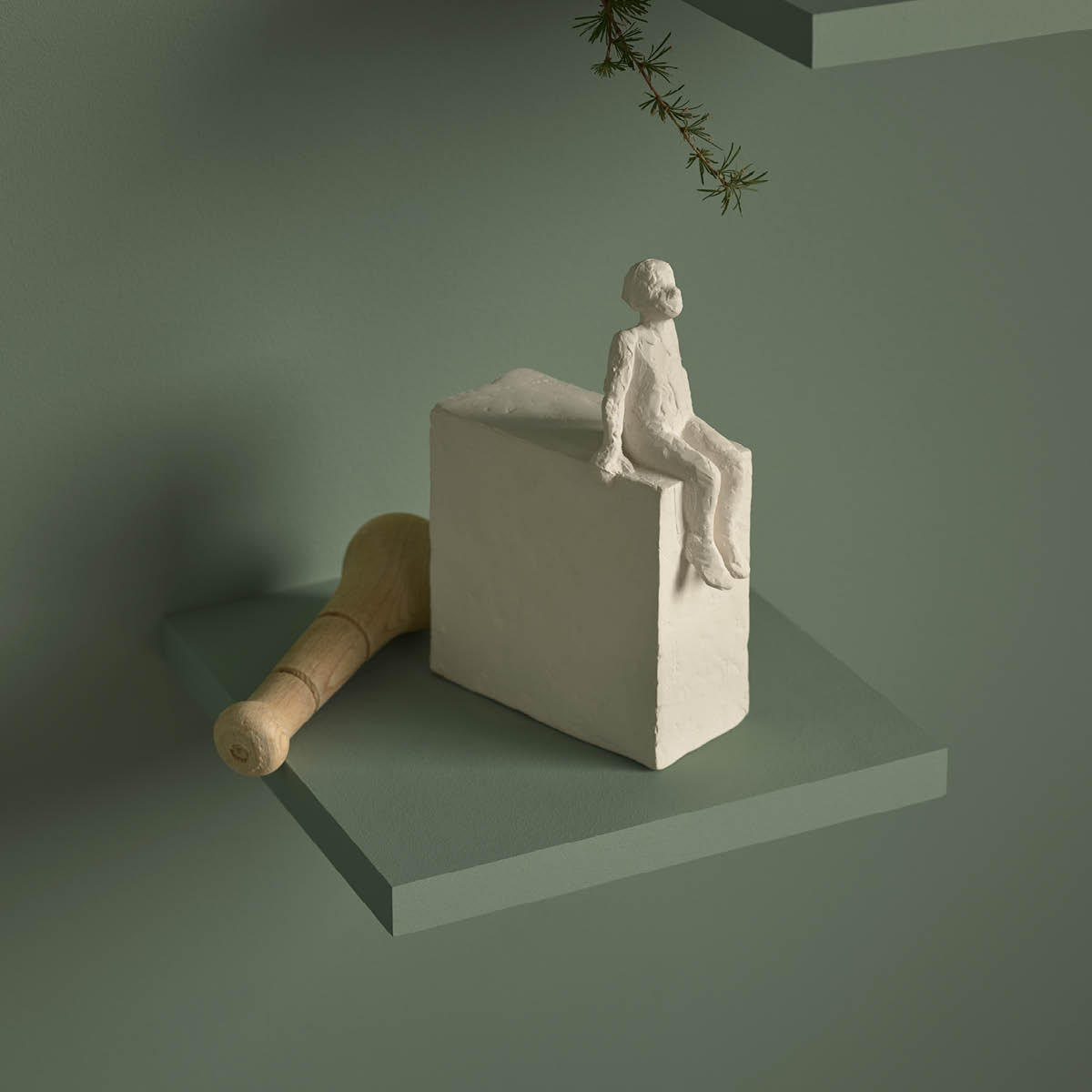 Kähler Astro Jomfruen 21 cm hvit