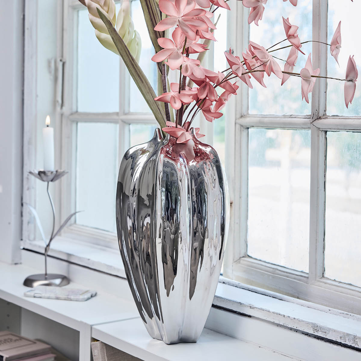 Lene Bjerre Jielle vas 20 cm silver