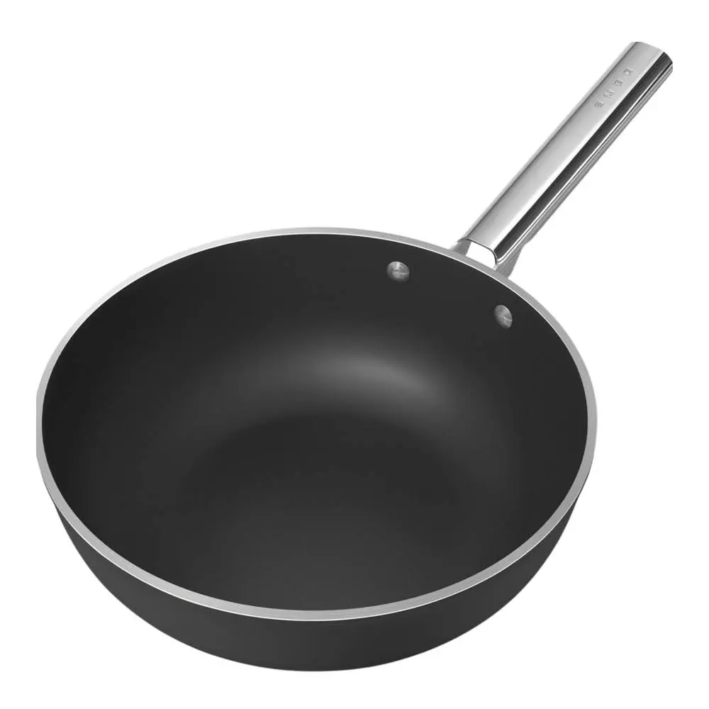 Wokpanne 30 cm keramisk svart