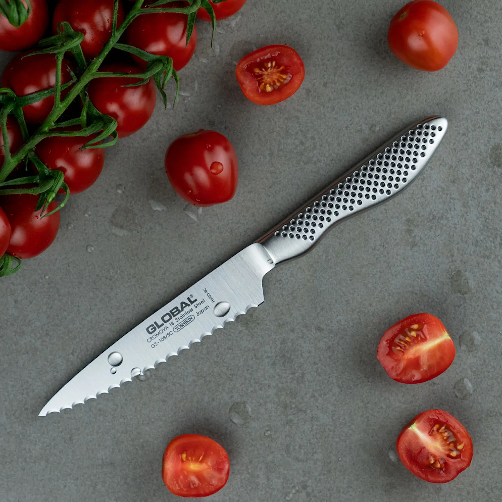 Global Classic Allkniv GS-108SC 11,5 cm tandad Rostfri