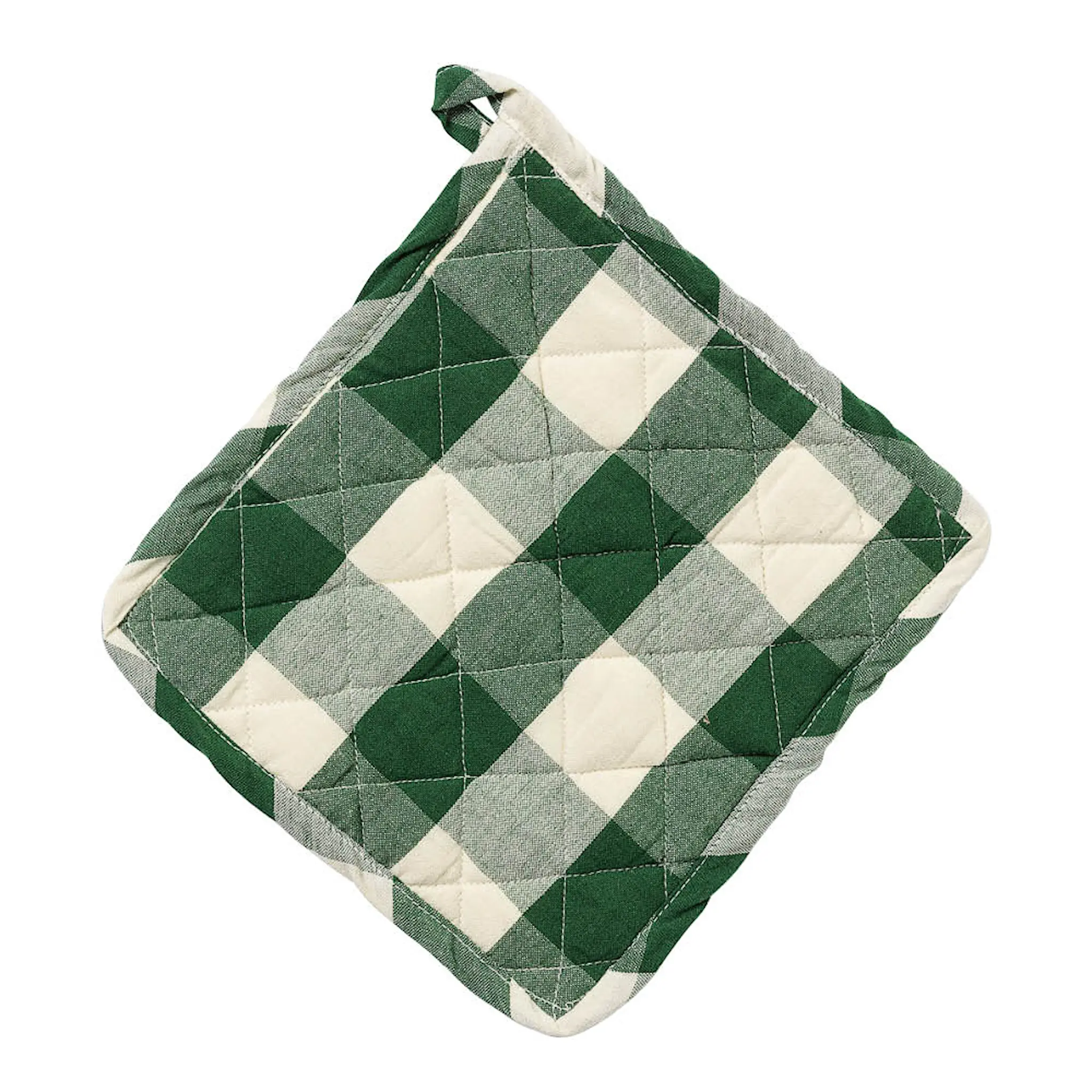Midnatt Elsa grytlapp 20x20 cm grön