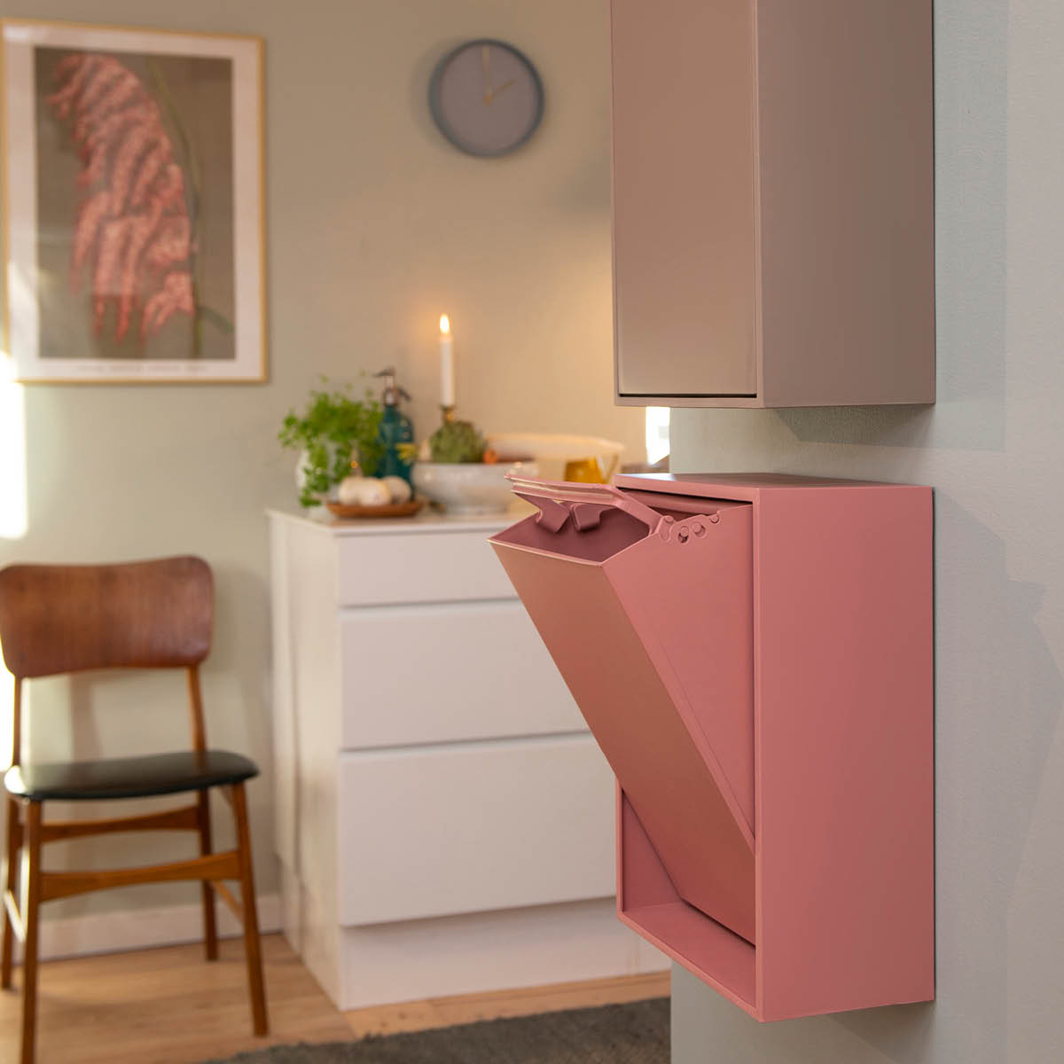 ReCollector Recycling Lajittelulaatikko 30x15x40 cm Ash Rose