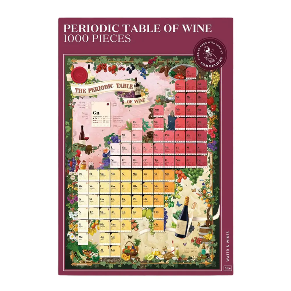 Vinpuslespill The Periodic Table of Wine