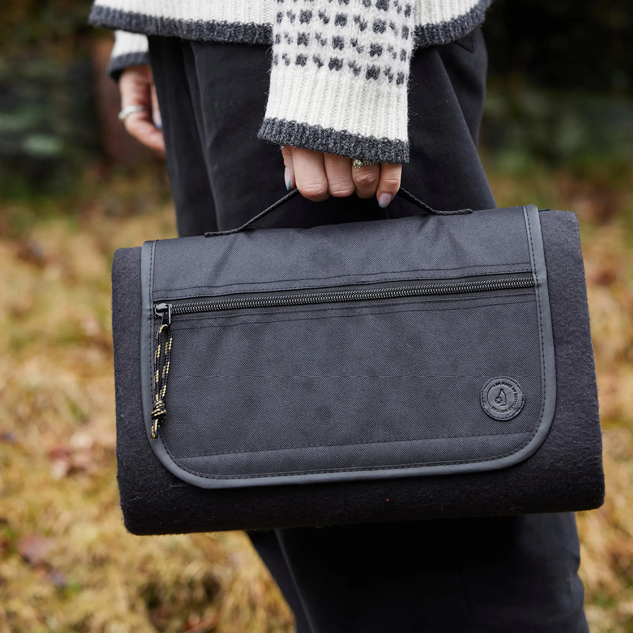 Sagaform City Piknikviltti 130x170 cm Musta