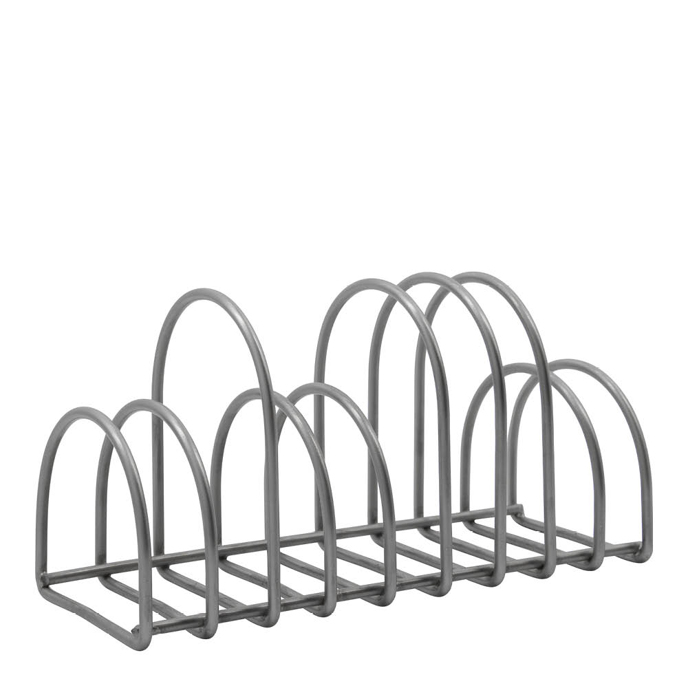 House Doctor Pampi Järjestelijä 24x10x12,5 cm Harjattu hopea