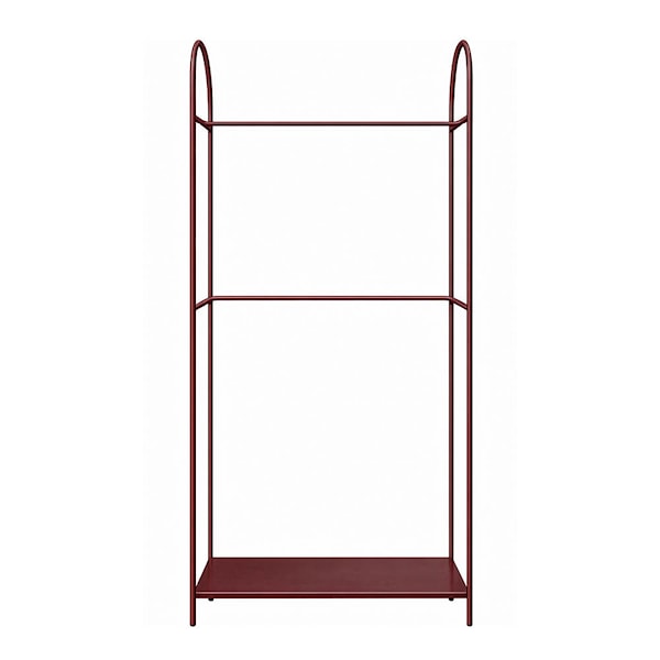 Arch klädställning 186 cm vinröd
