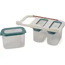 Cupboardstore Förvaringsset 1,3L 3-Pack Klar/Blå