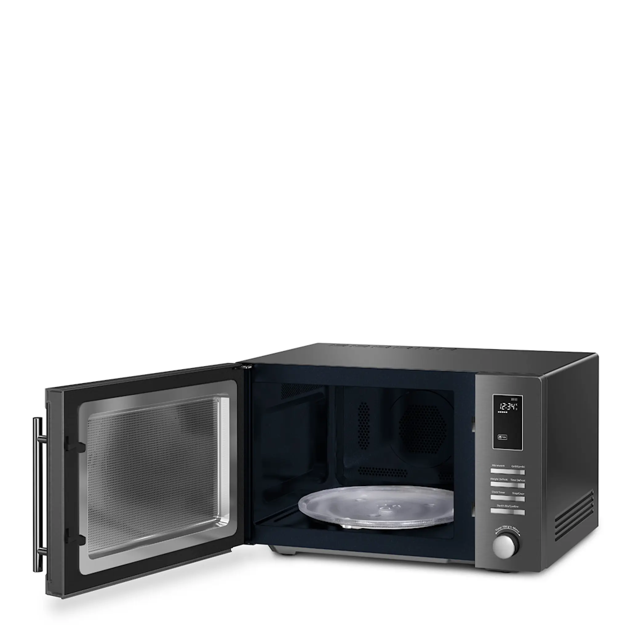 Smeg Smeg Mikrovågsugn MOE25B Svart/Rostfritt Stål