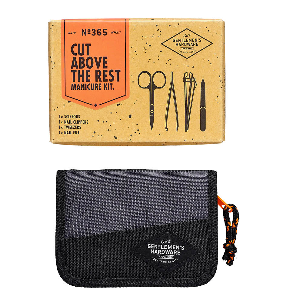Gentlemen's Hardware - Manikyyri­setti kotelossa Musta
