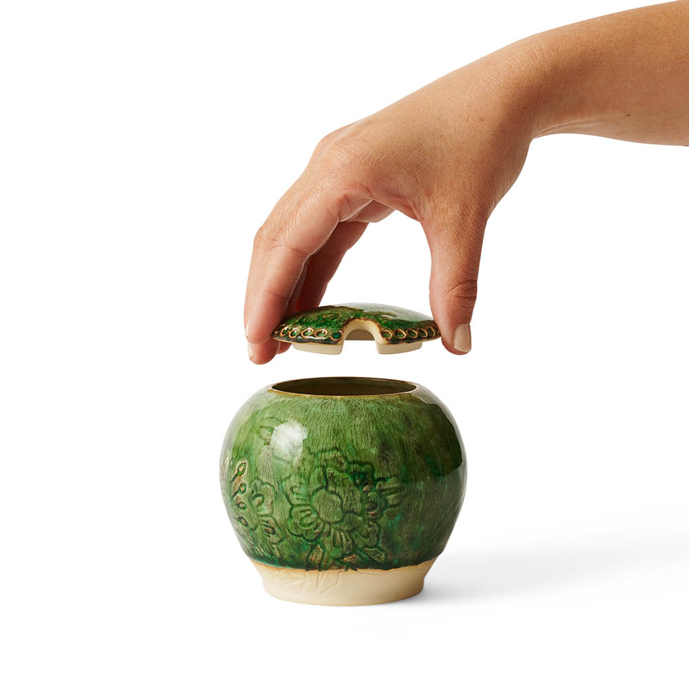 Sthål Arabesque sockerskål 9 cm seaweed