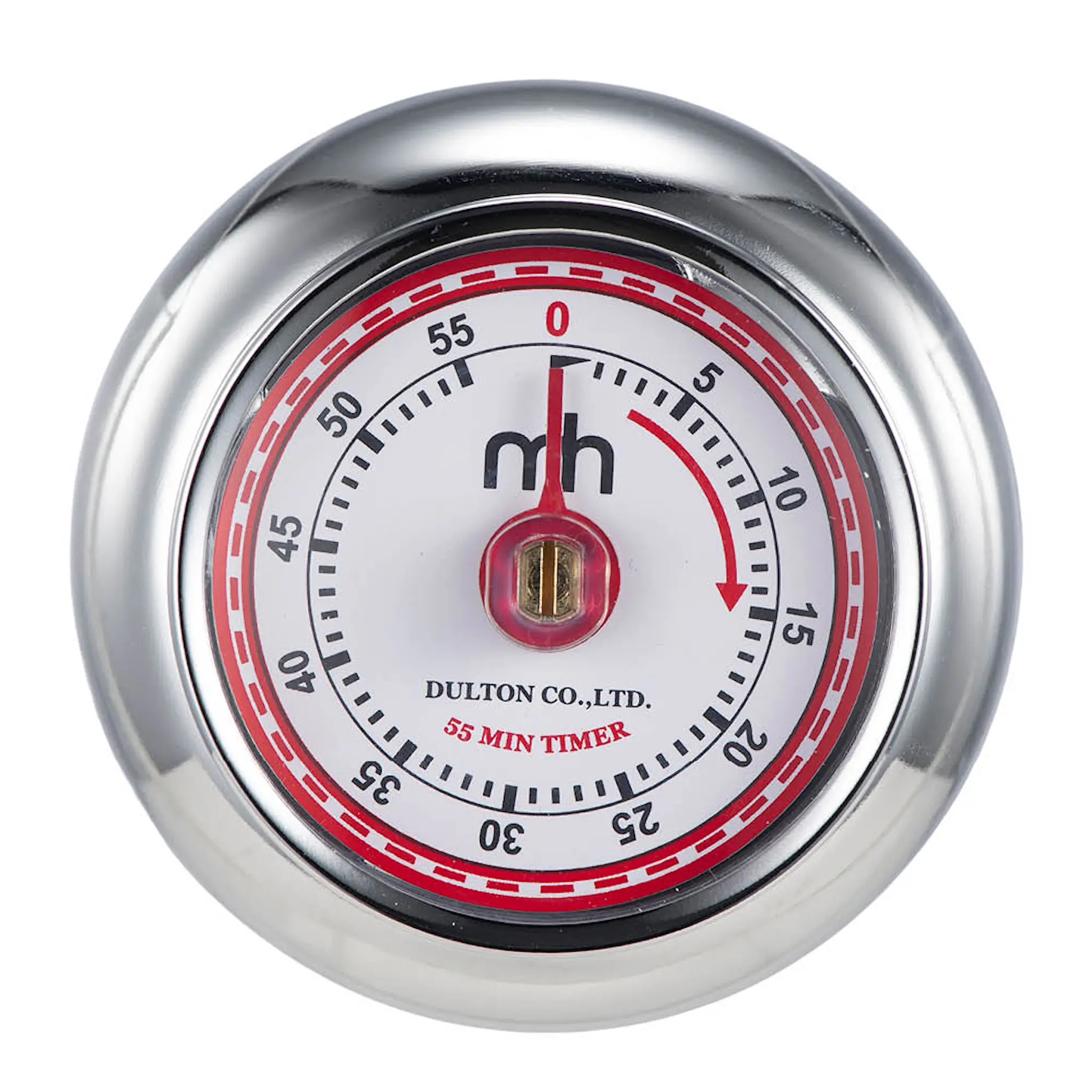 Modern House Dulton timer Ø7 cm silver barleycorn