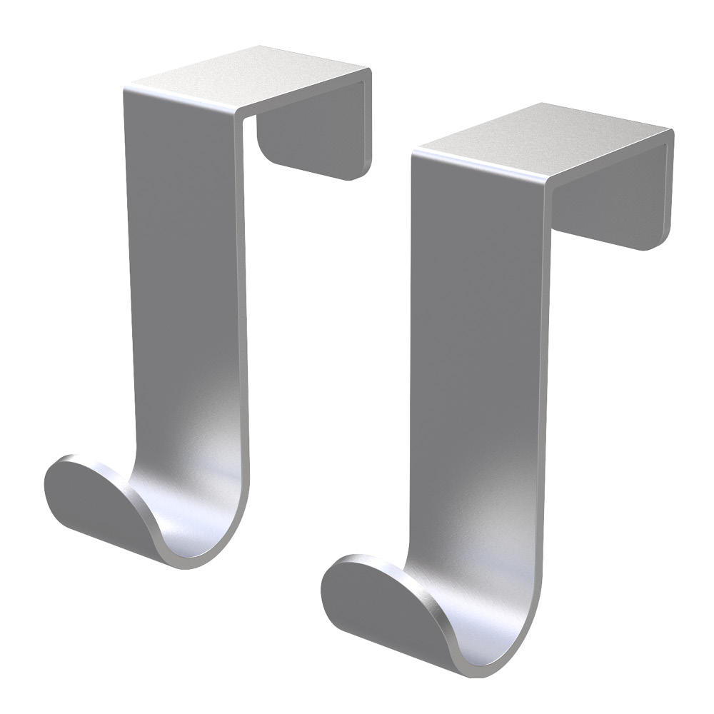 Bosign - Smart Koukku 5,1 cm 2 kpl Harjattu teräs