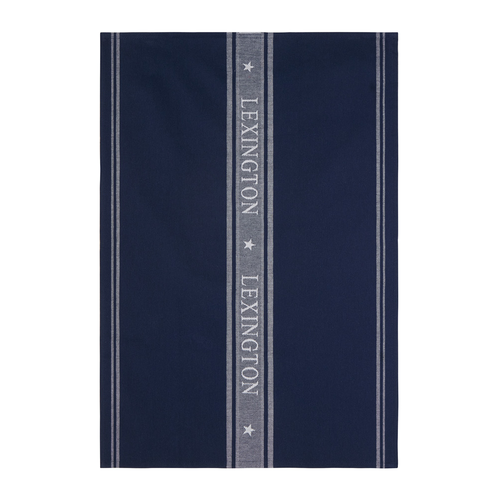 Lexington Icons kökshandduk stjärna 70×50 cm white/dress blue