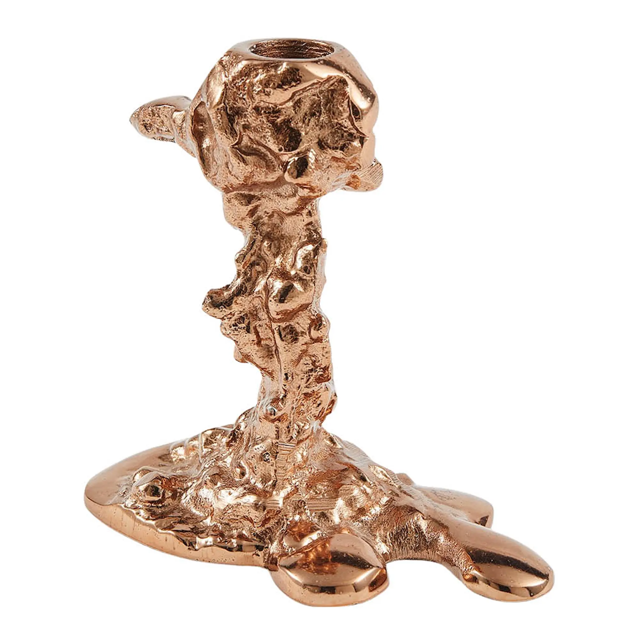 Pols Potten Drip ljusstake S 14 cm roséguld