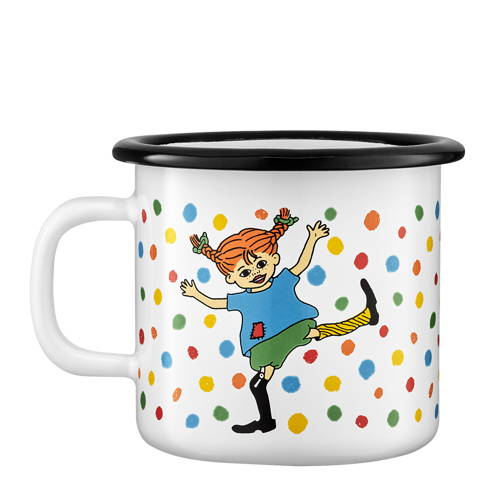 Muurla Pippi emaljekrus 25 cl hoppsansa