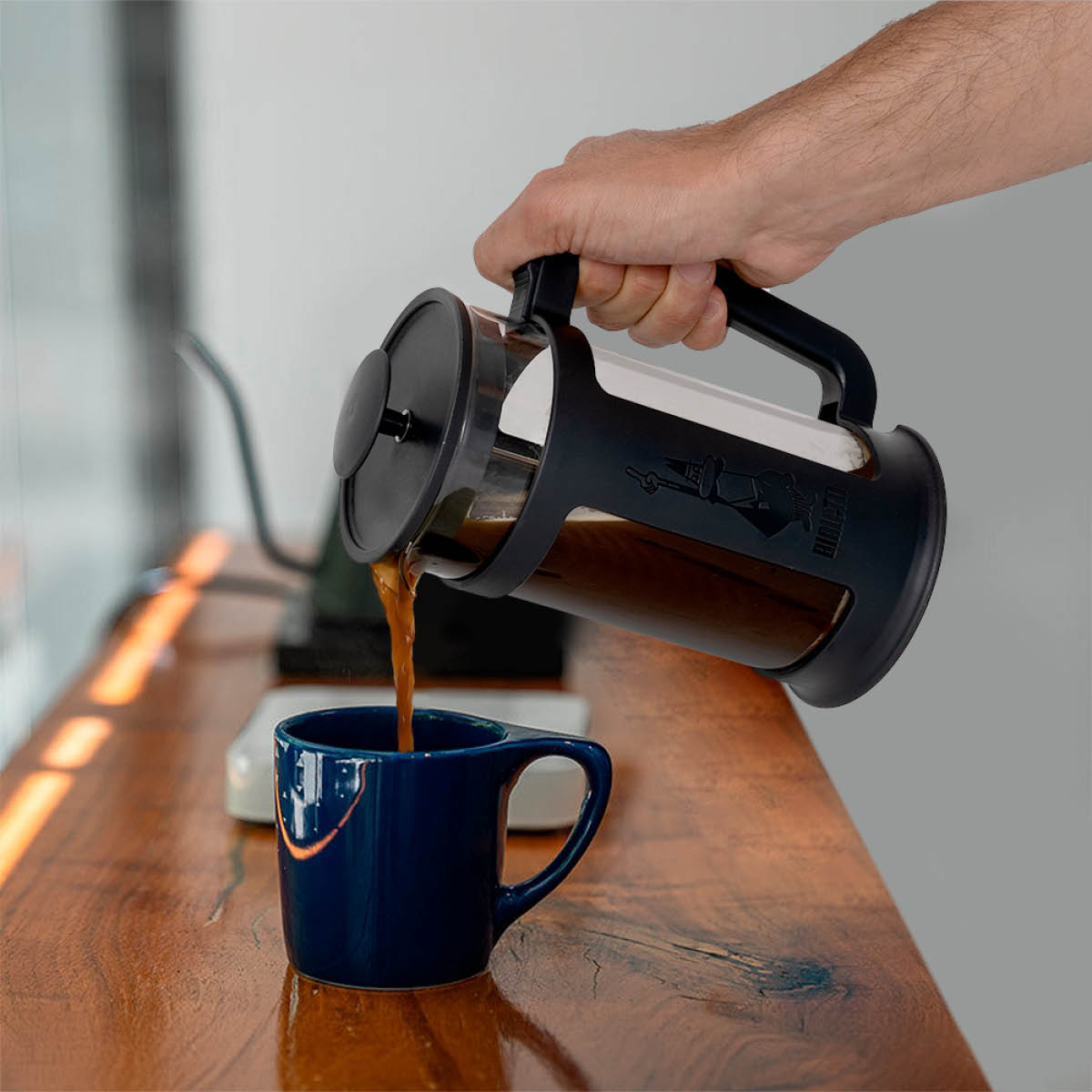 Bialetti Smart Pressopannu 1 L Musta