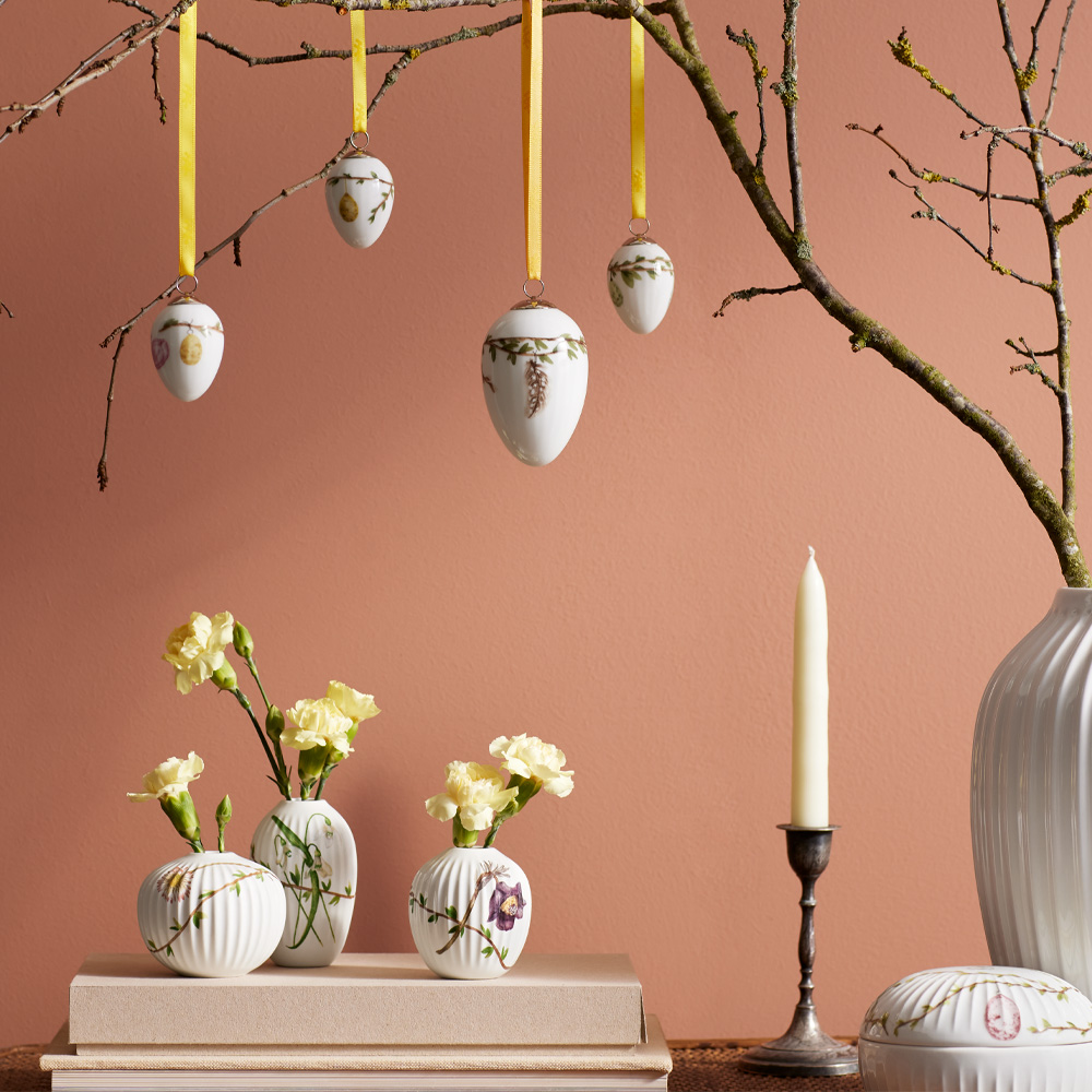 Kähler Hammershøi Maljakko miniatyyri 3 osaa Spring