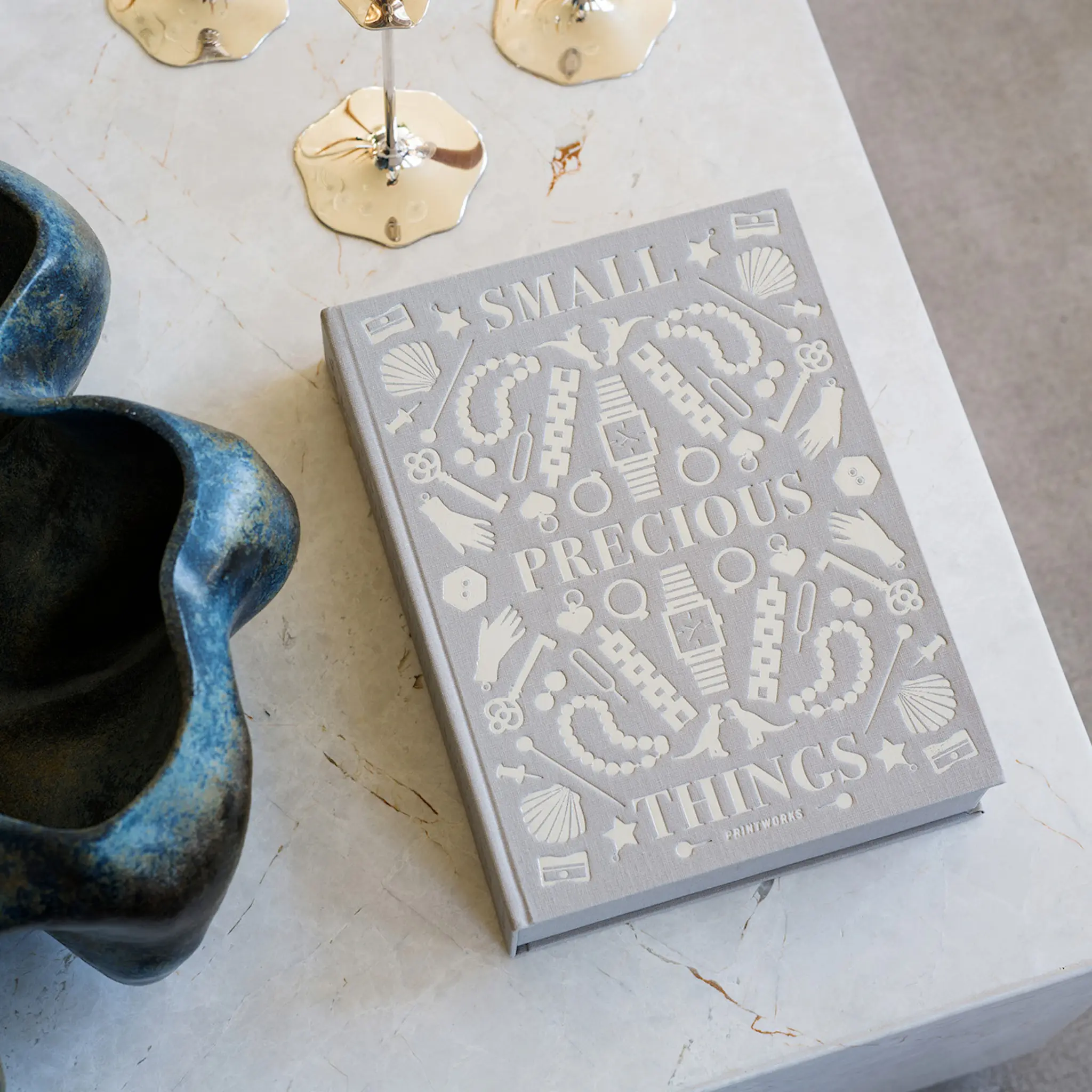 Printworks Förvaringslåda Precious Things 19x26x5 cm grå