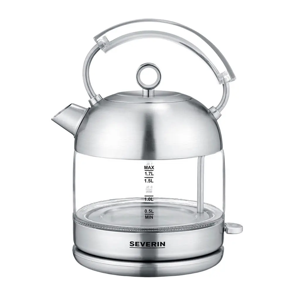 Retro vedenkeitin WK3459 1,7L 2400W harjattu teräs/lasi