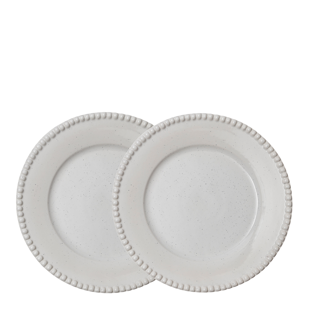 PotteryJo Daria Lautanen 28 cm 2 kpl Cotton White