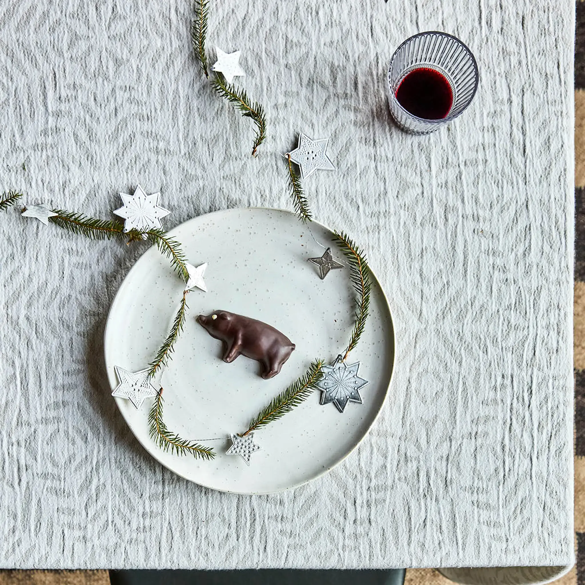 House Doctor Stars girlang 200 cm silver