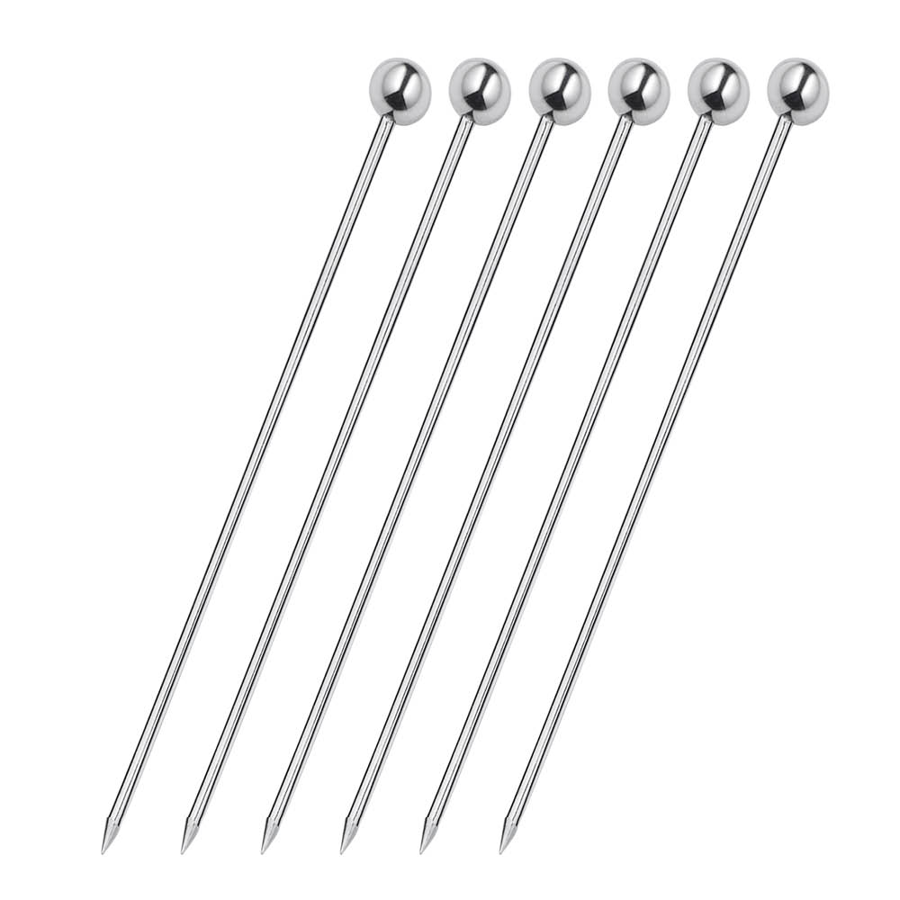 Cilio - Cocktailtikku 6 kpl Teräs
