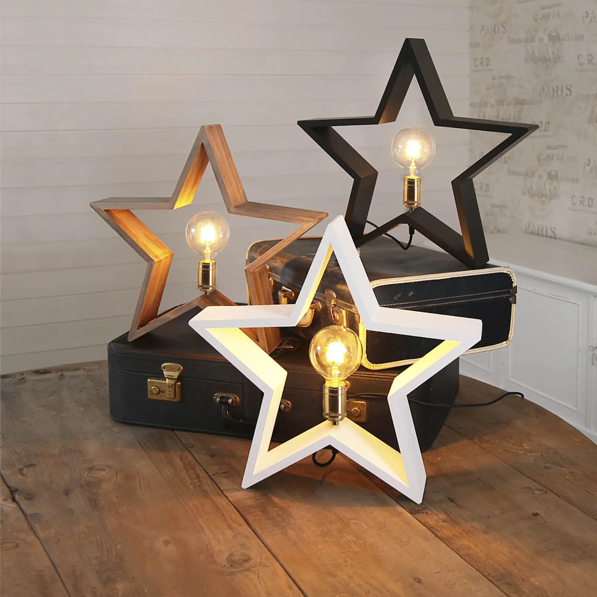 Star Trading LYSeKIL pöytätähti 48 cm valkoinen