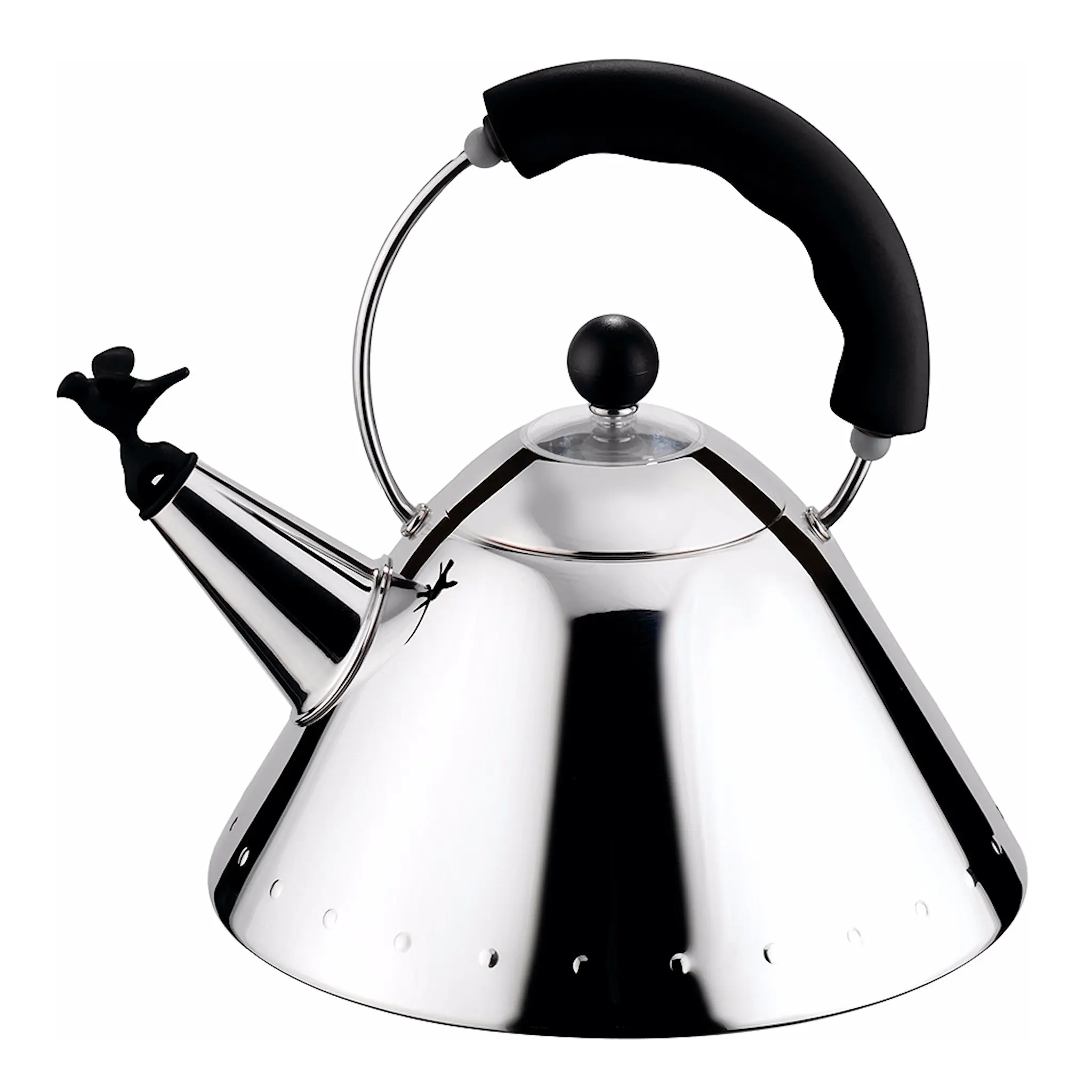 Alessi Kettle Vesipannu bird 2 L Musta