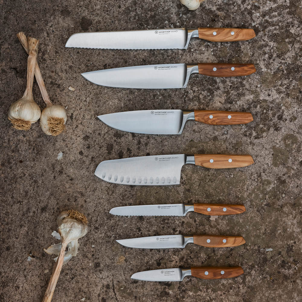 Wüsthof Amici kockkniv 16 cm olivträ
