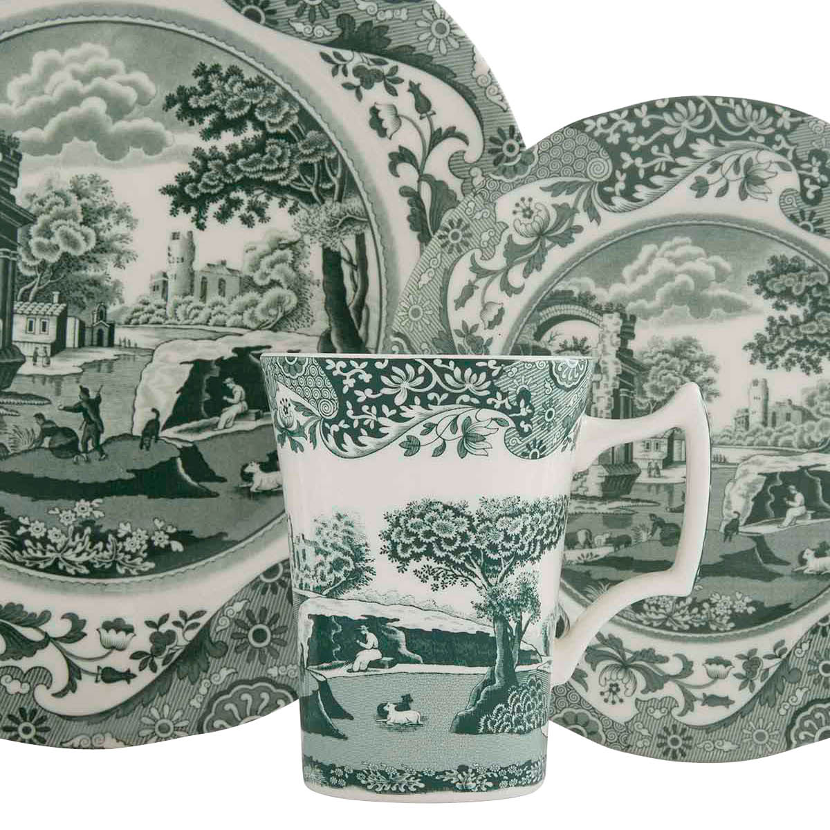 Spode Heritage Green Italian sett 12-deler
