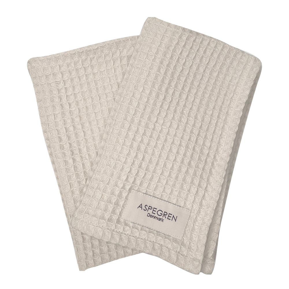 Aspegren North kjøkkenklut 30x35 cm 2 stk light beige