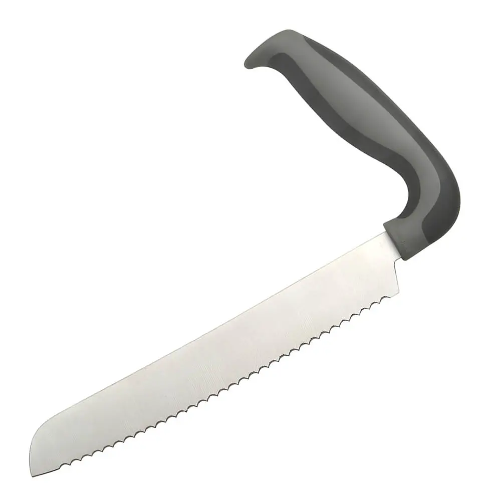 Leipäveitsi ergonominen 27 cm musta/teräs