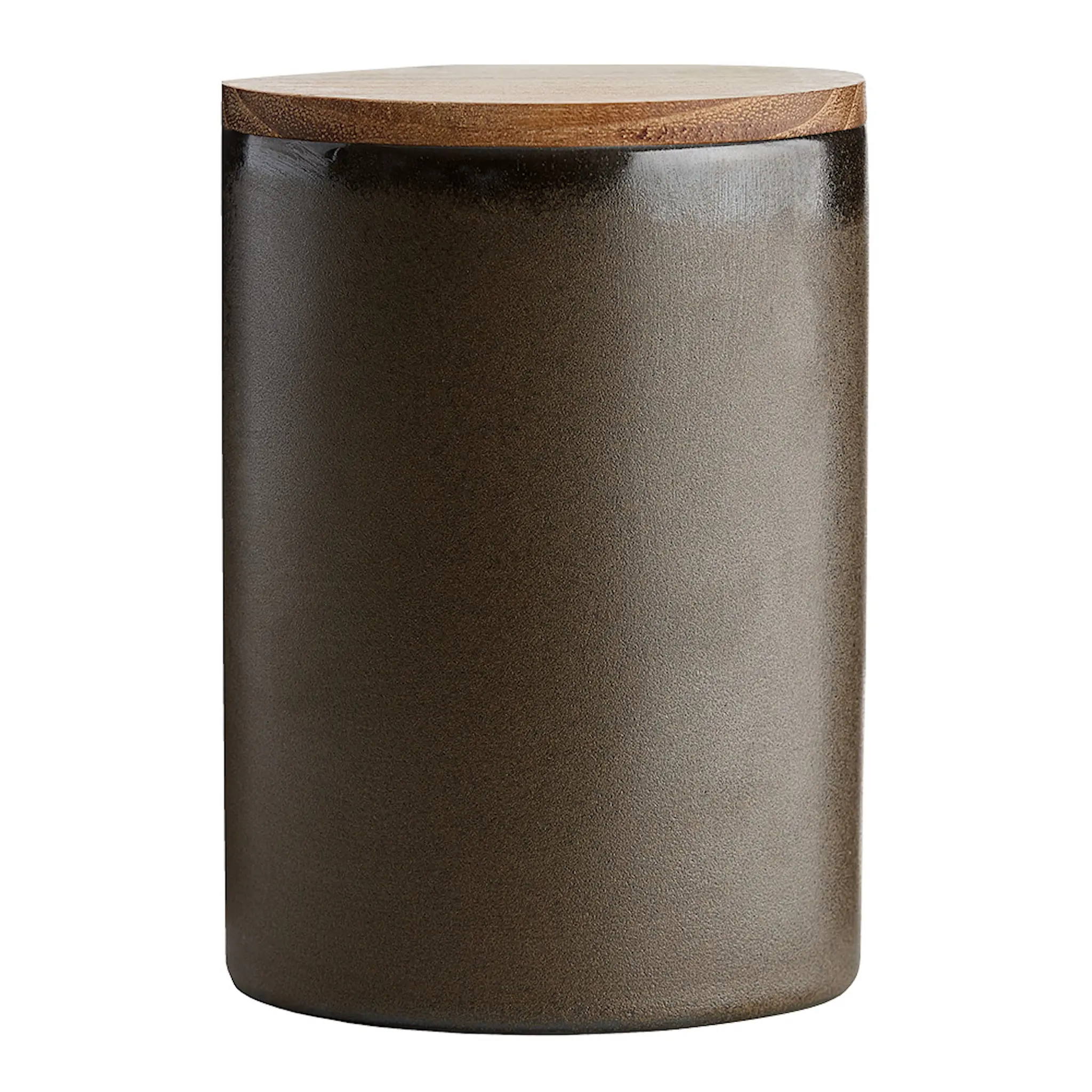 Aida RAW Metallic Brown redskapskruka med lock 15x10 cm teak