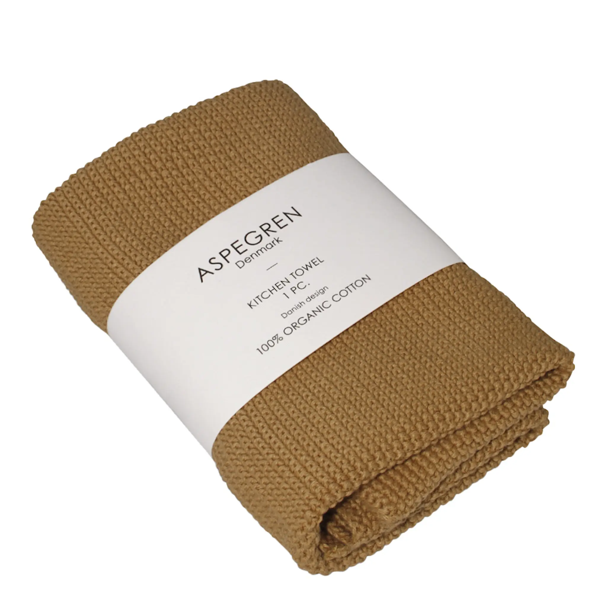 Aspegren Solid kökshandduk 40x50 cm mustard