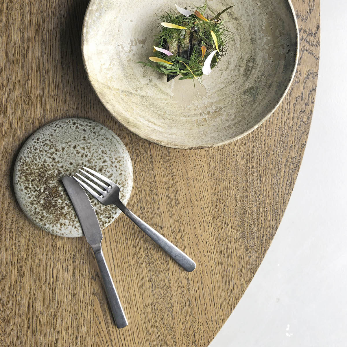 Kay Bojesen Grand Prix matgaffel 19 cm matt stål