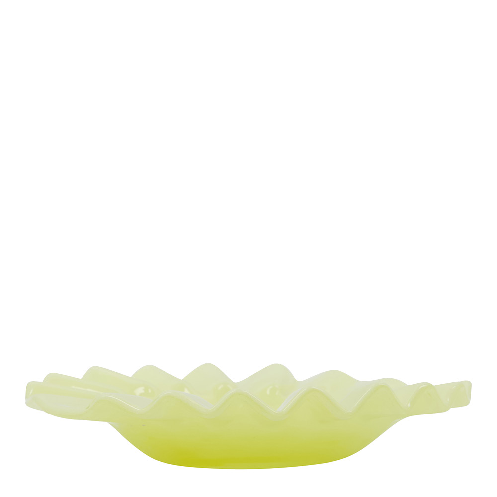 House Doctor - Wave Tarjotin 18,5 cm Keltainen