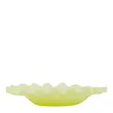 Wave dekorationsfat 18,5 cm gul